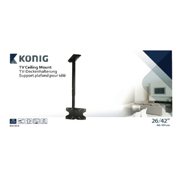 KNM-MC10 Tv plafondbeugel draai- en kantelbaar 26 - 42 \